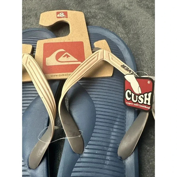 Quiksilver Haleiwa Men's Flip Flops Bwt Sandal Size 8 - Picture 11 of 16